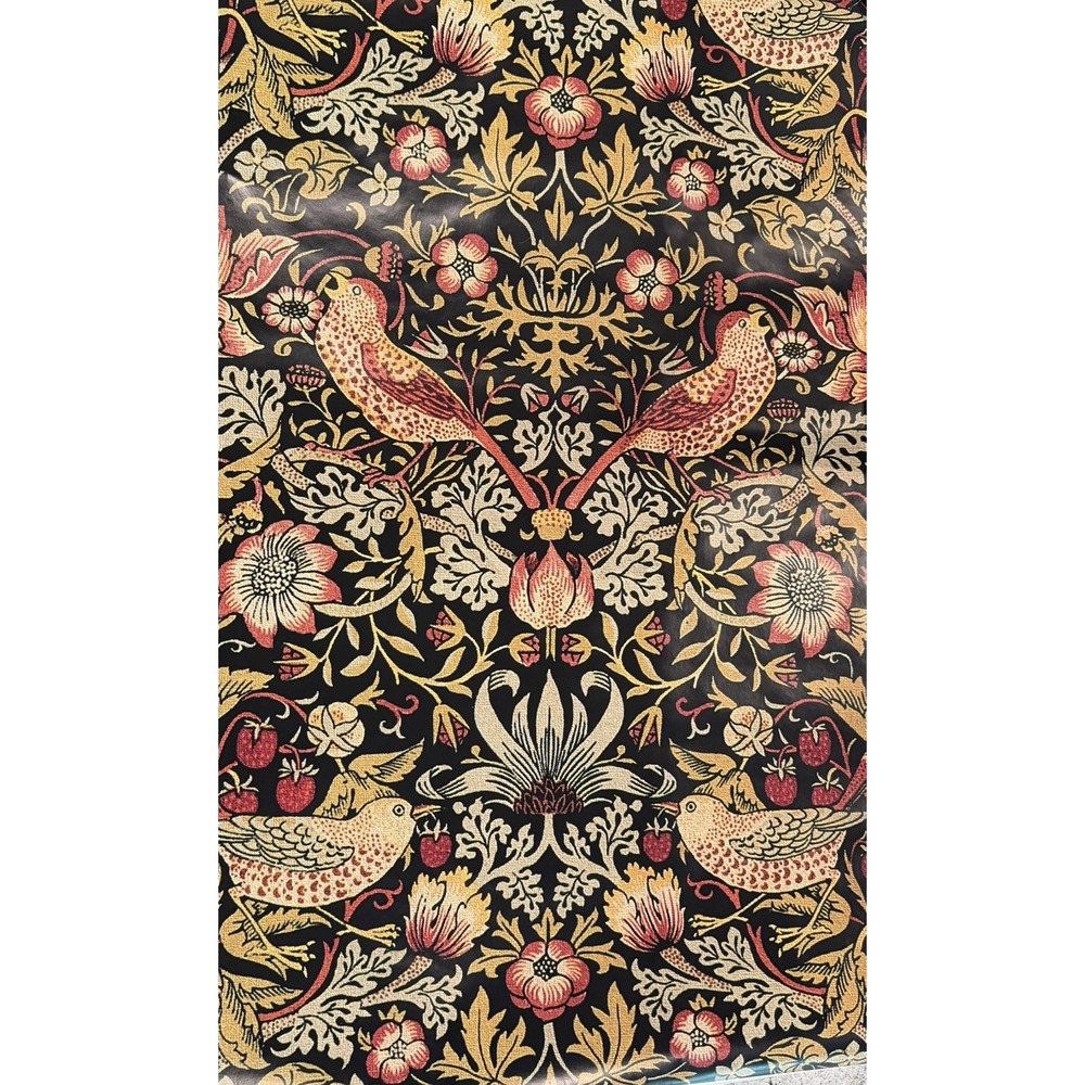 Spoonflower Strawberry Thief Woodsy 1503057 Prepasted Removable Wallpaper 2'X3'